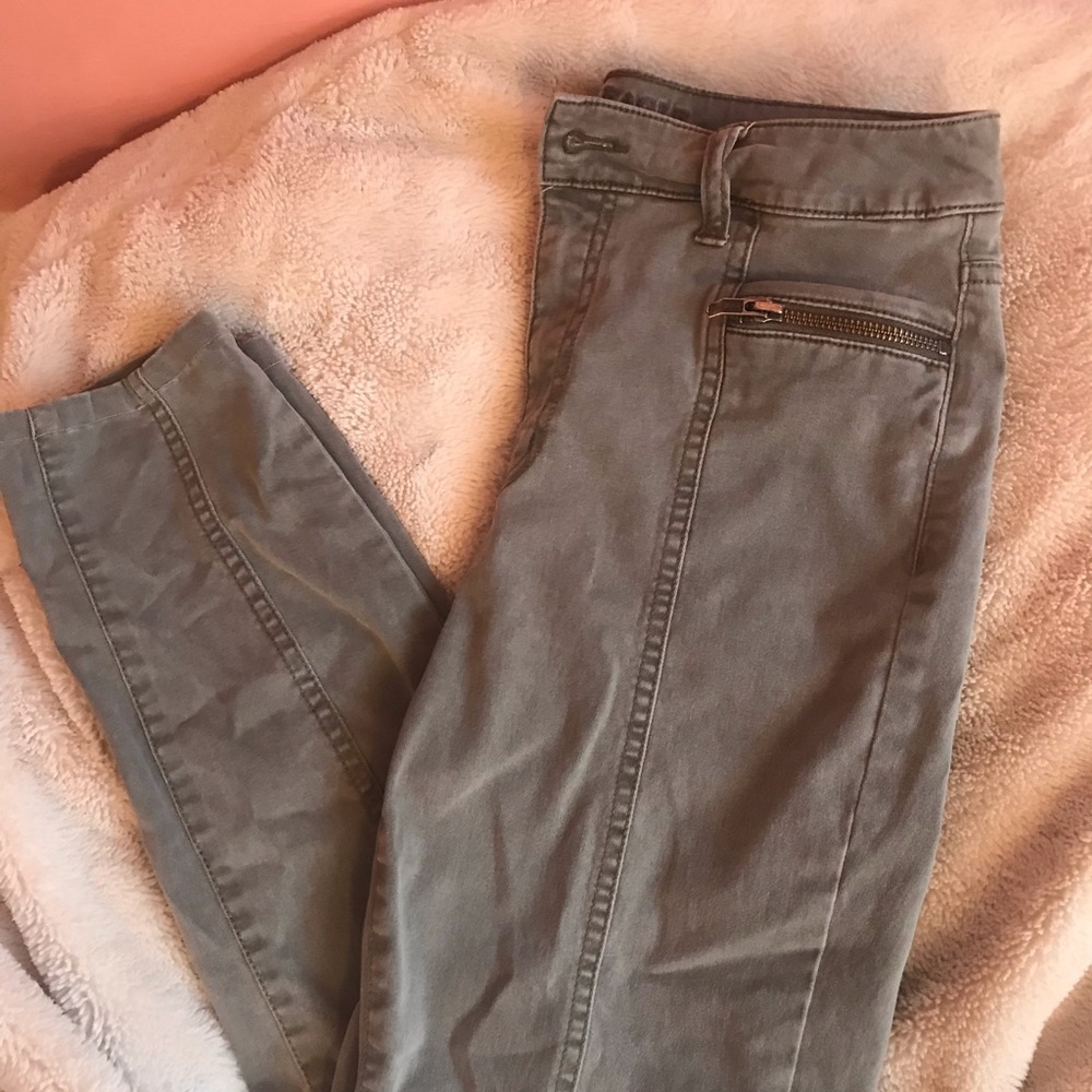 High rise jeggings